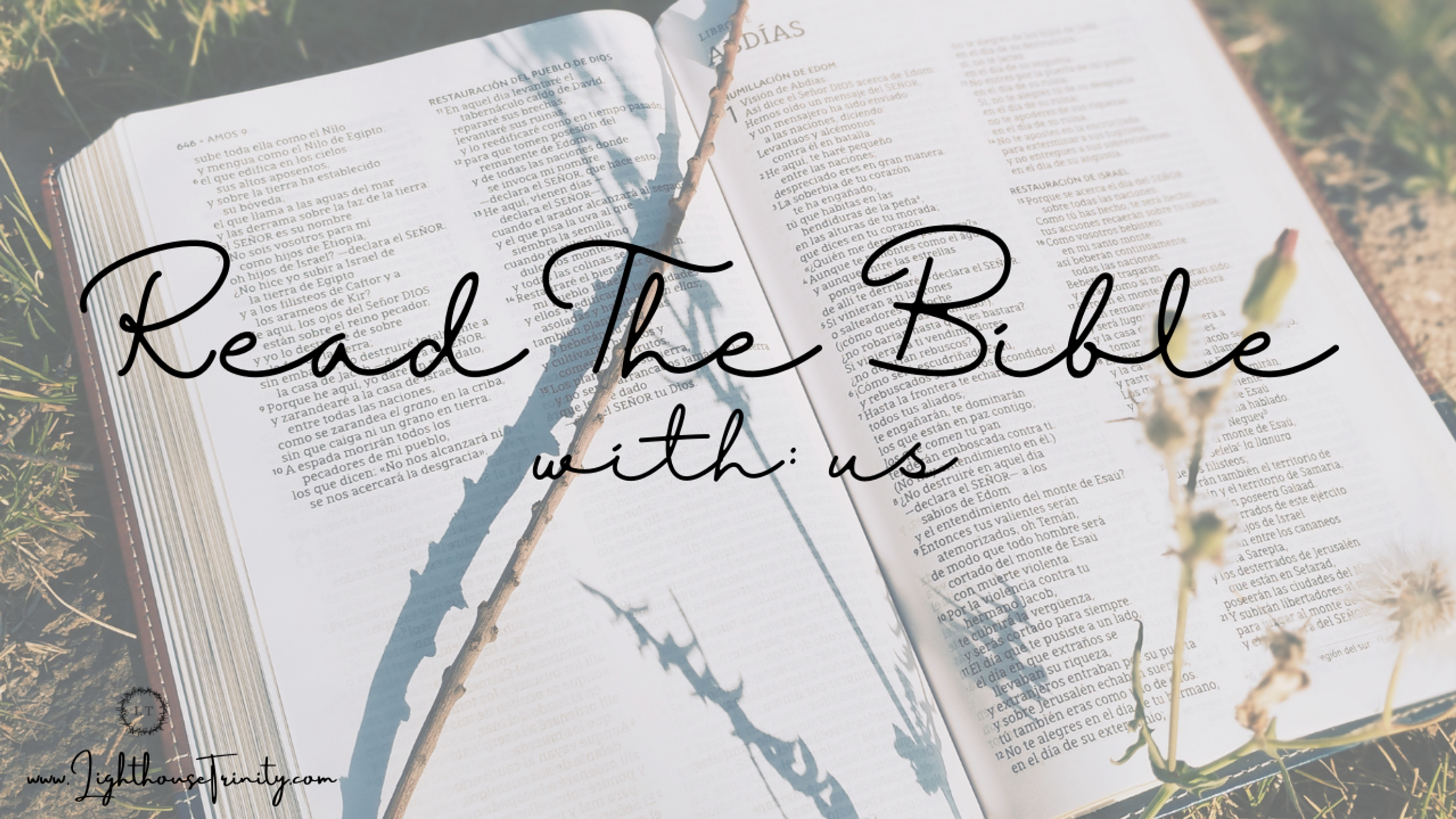 Read the Bible with us!